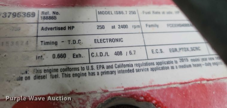 image for item NO9806 2016 Thomas school bus