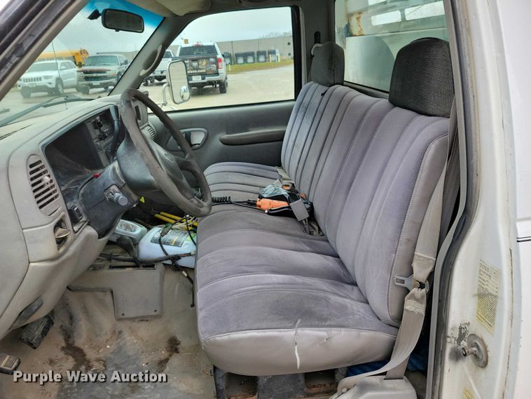 image for item NO9808 1999 Chevrolet K3500 dump flatbed pickup truck