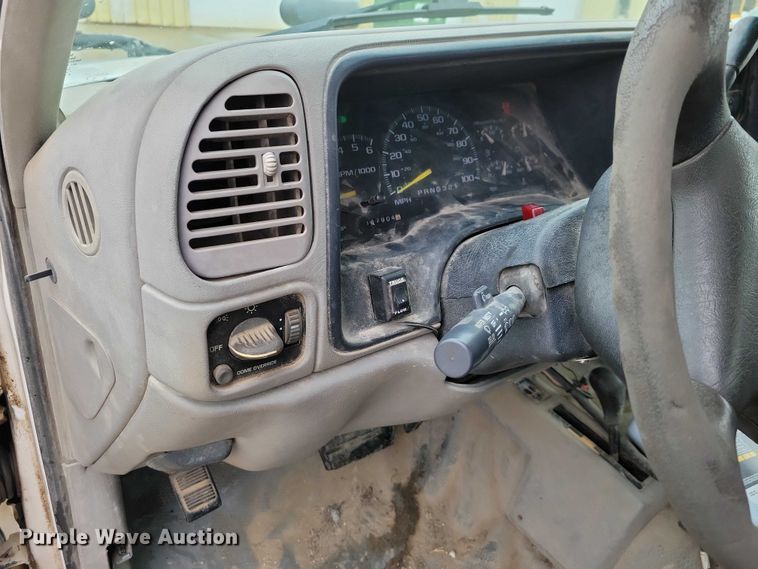 image for item NO9808 1999 Chevrolet K3500 dump flatbed pickup truck