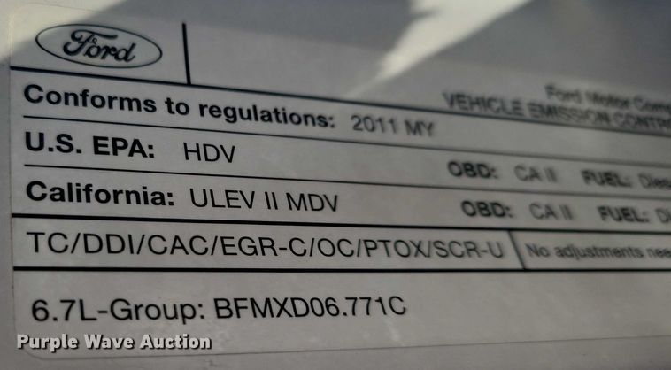 image for item NO9813 2011 Ford F350 Super Duty SuperCab pickup truck