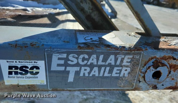 image for item NO9821 Escalate equipment trailer