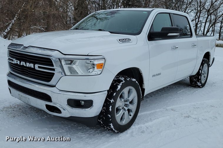 image for item NO9834 2020 Dodge 1500 Crew Cab pickup truck