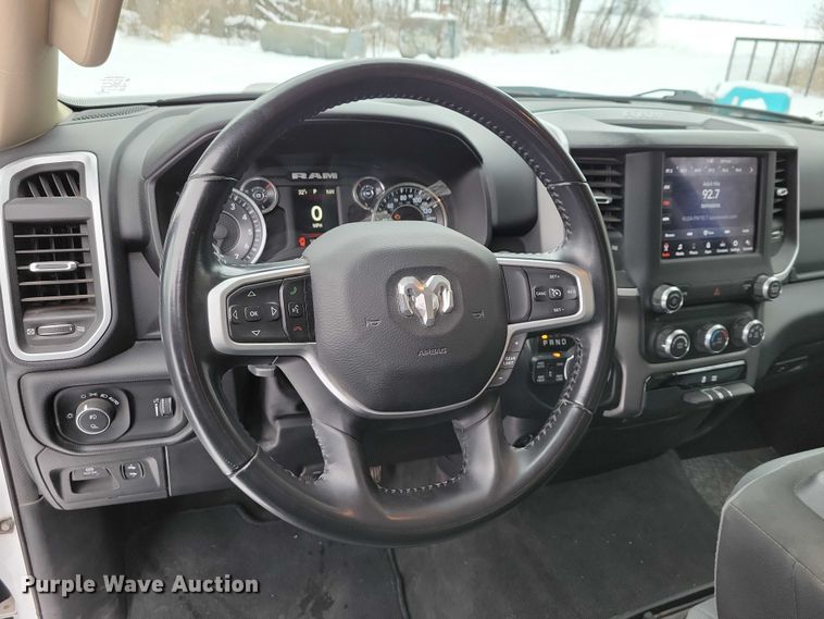 image for item NO9834 2020 Dodge 1500 Crew Cab pickup truck