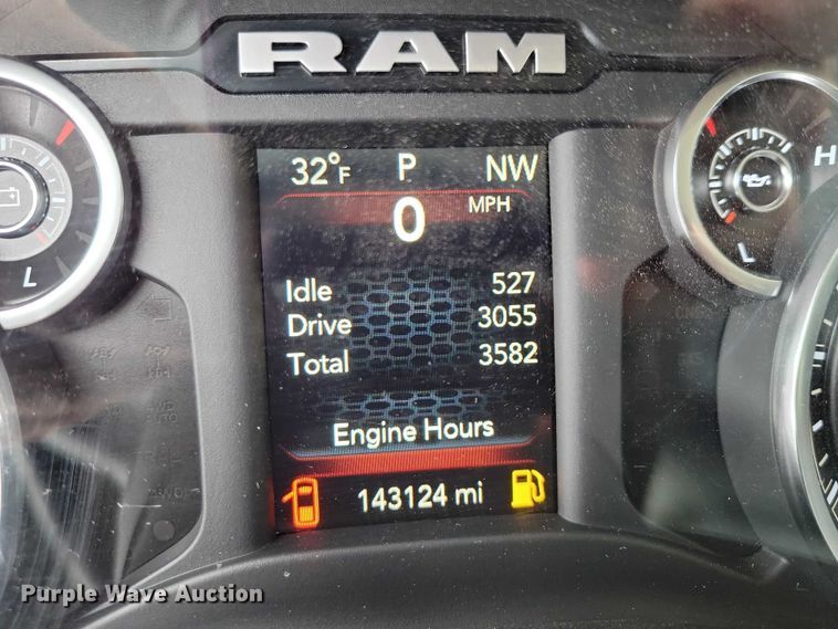 image for item NO9834 2020 Dodge 1500 Crew Cab pickup truck