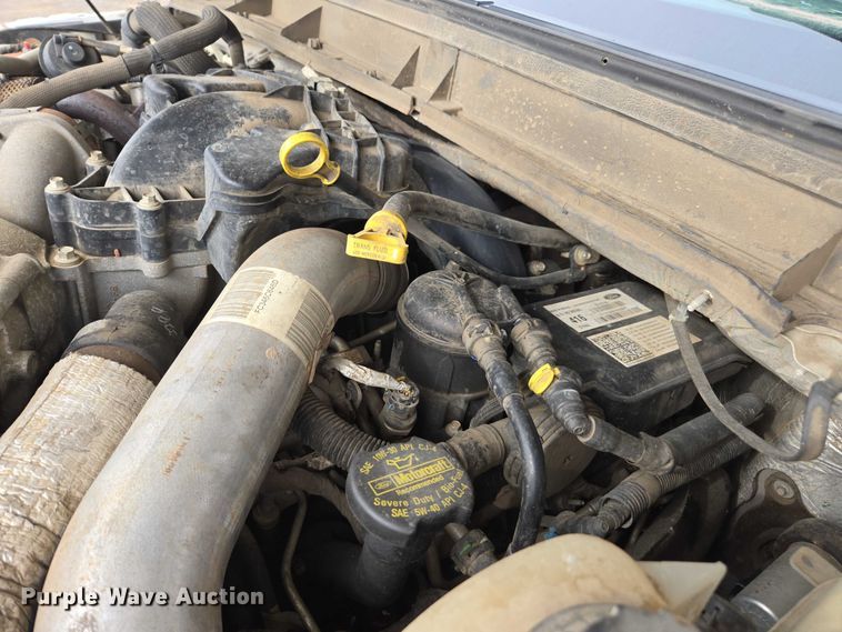 image for item YA1003 2015 Ford F550 Crew Cab flatbed truck