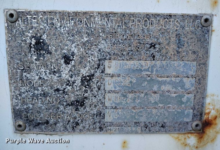 image for item YA1586 2007 Altec DC1217 wood chipper