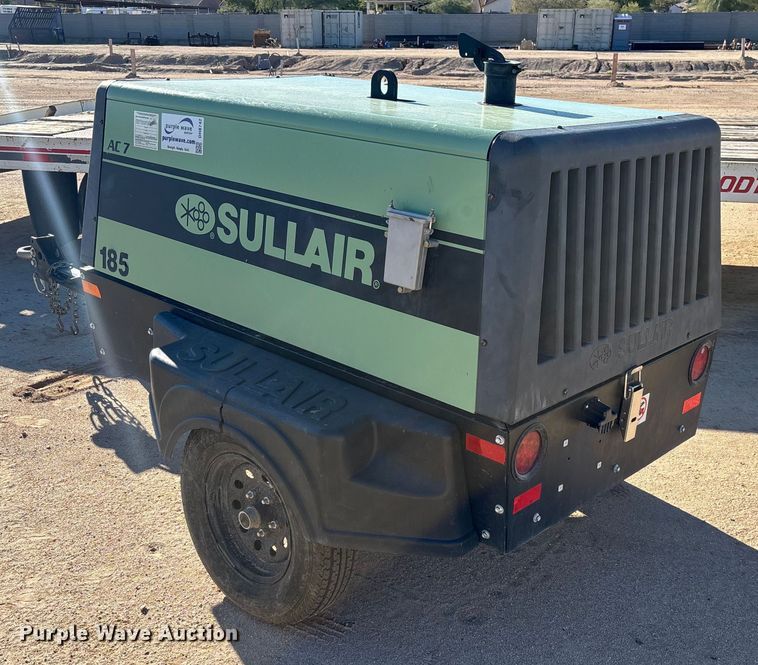 image for item DH8742 2021 Sullair 185F/DPQ/CA4 air compressor