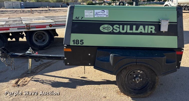 image for item DH8742 2021 Sullair 185F/DPQ/CA4 air compressor