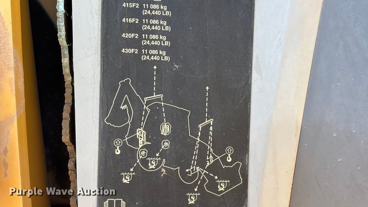 image for item DH8745 2019 Caterpillar 416F2 backhoe