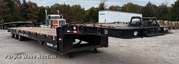 image for item DJ7918 2018 Trail king TA110SA drop tilt deck equipment trailer