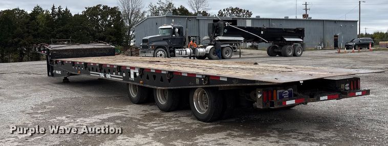 image for item DJ7918 2018 Trail king TA110SA drop tilt deck equipment trailer