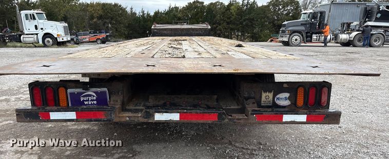 image for item DJ7918 2018 Trail king TA110SA drop tilt deck equipment trailer