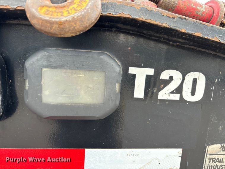 image for item DJ7918 2018 Trail king TA110SA drop tilt deck equipment trailer