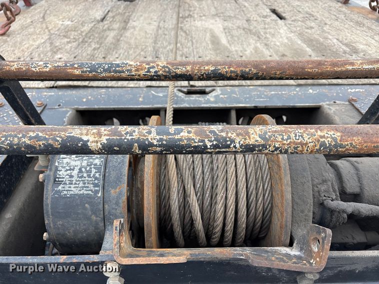 image for item DJ7918 2018 Trail king TA110SA drop tilt deck equipment trailer