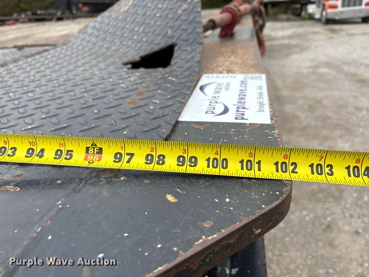 image for item DJ7918 2018 Trail king TA110SA drop tilt deck equipment trailer