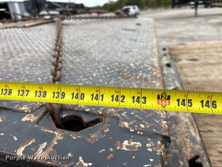 image for item DJ7918 2018 Trail king TA110SA drop tilt deck equipment trailer