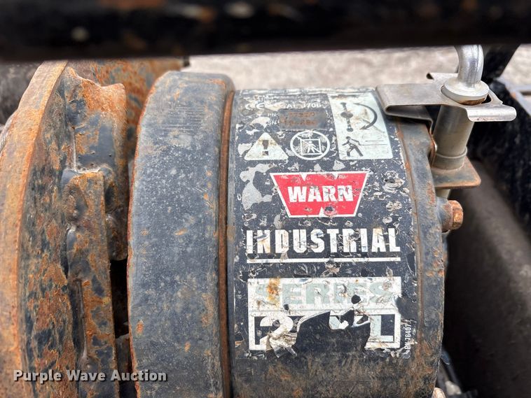 image for item DJ7918 2018 Trail king TA110SA drop tilt deck equipment trailer