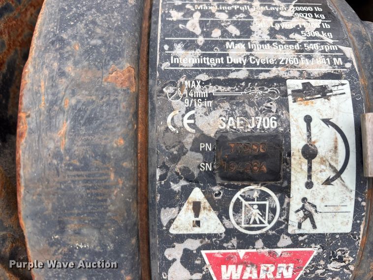 image for item DJ7918 2018 Trail king TA110SA drop tilt deck equipment trailer