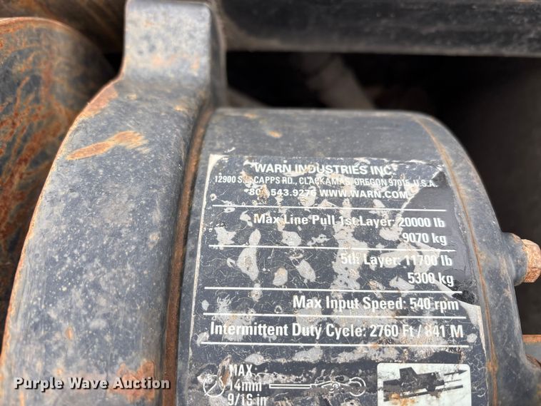 image for item DJ7918 2018 Trail king TA110SA drop tilt deck equipment trailer