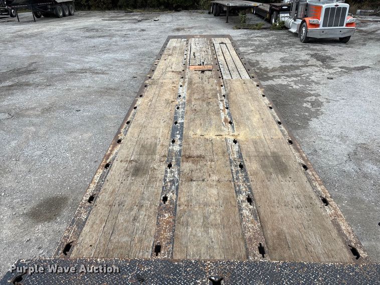 image for item DJ7918 2018 Trail king TA110SA drop tilt deck equipment trailer