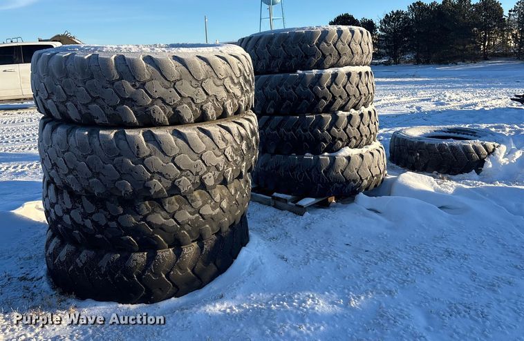 image for item DK0174 (9) 14R24 tires