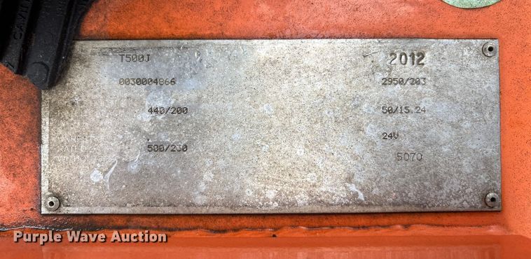 image for item DK0184 2012 JLG T500J boom lift