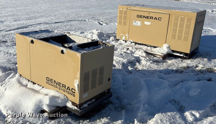 image for item DK0194 (2) Generac generators