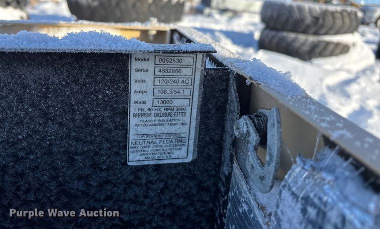 image for item DK0194 (2) Generac generators