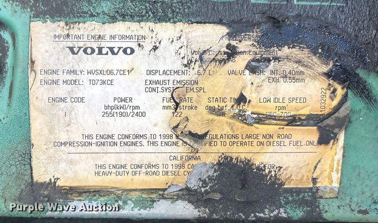 image for item DK0196 Volvo A25C 6x6 articulated haul truck