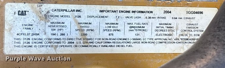 image for item DK0201 2004 Caterpillar IT38G wheel loader