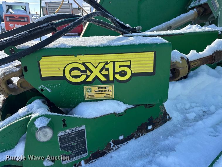 image for item DK0207 John Deere CX15 batwing rotary mower