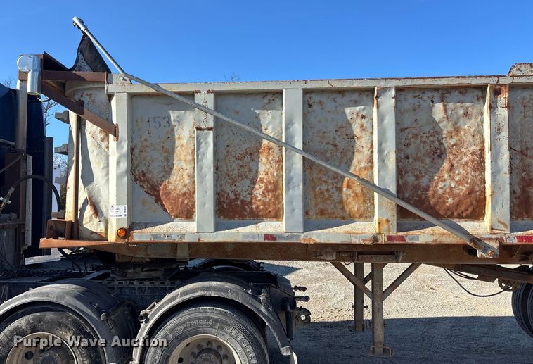 image for item DK0225 1998 Hibuilt end dump trailer