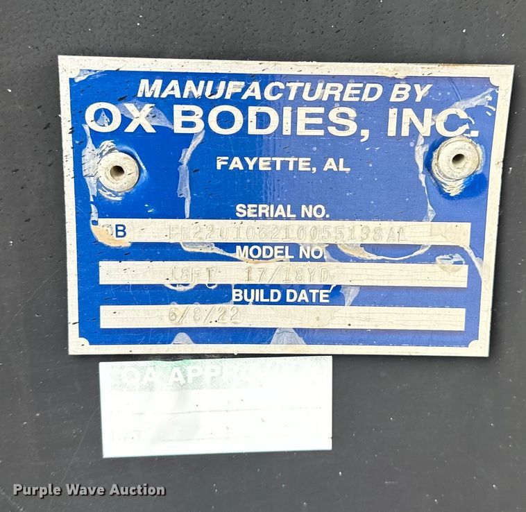 image for item DQ4139 2023 Mack Granite dump truck