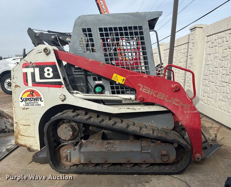 image for item DQ4153 2019 Takeuchi TL8 tracked skid steer loader