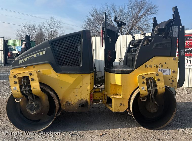 image for item DQ4168 2015 Bomag BW 120 SL double drum vibratory roller