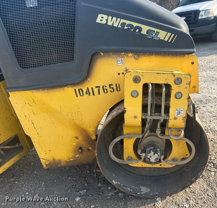 image for item DQ4168 2015 Bomag BW 120 SL double drum vibratory roller