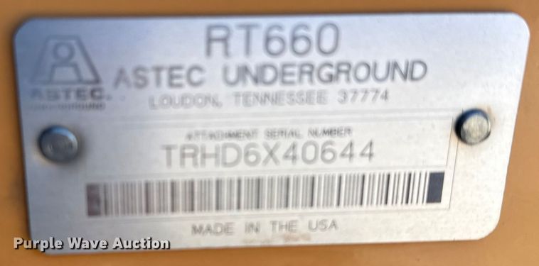 image for item DQ4177 2004 Astec RT660 trencher