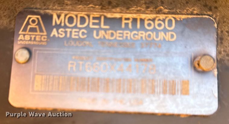 image for item DQ4177 2004 Astec RT660 trencher