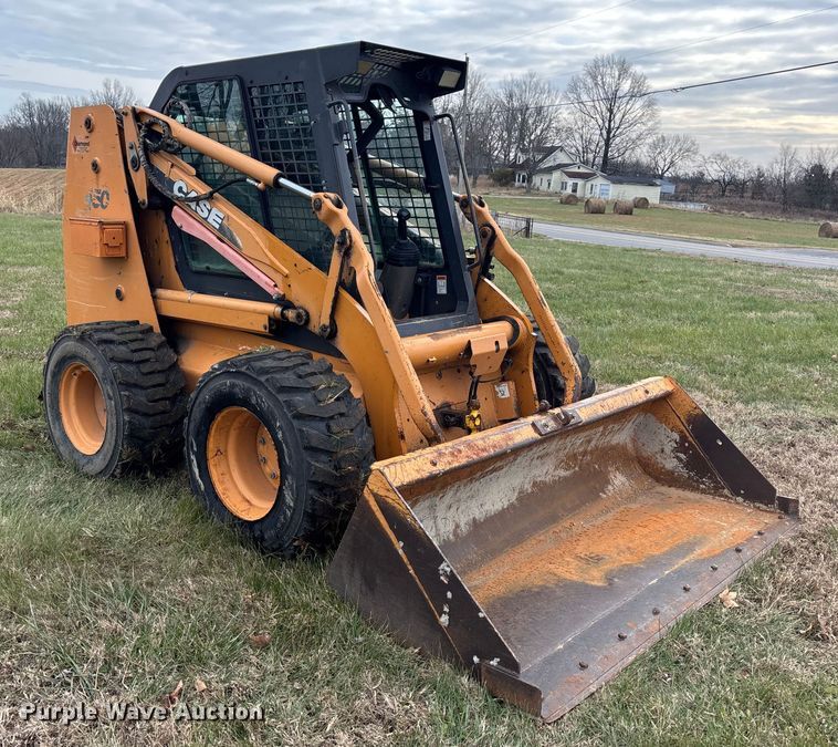 image for item DT0003 2007 Case 450 skid steer loader