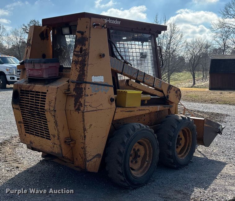 image for item DT0005 1990 Case 1840 skid steer loader