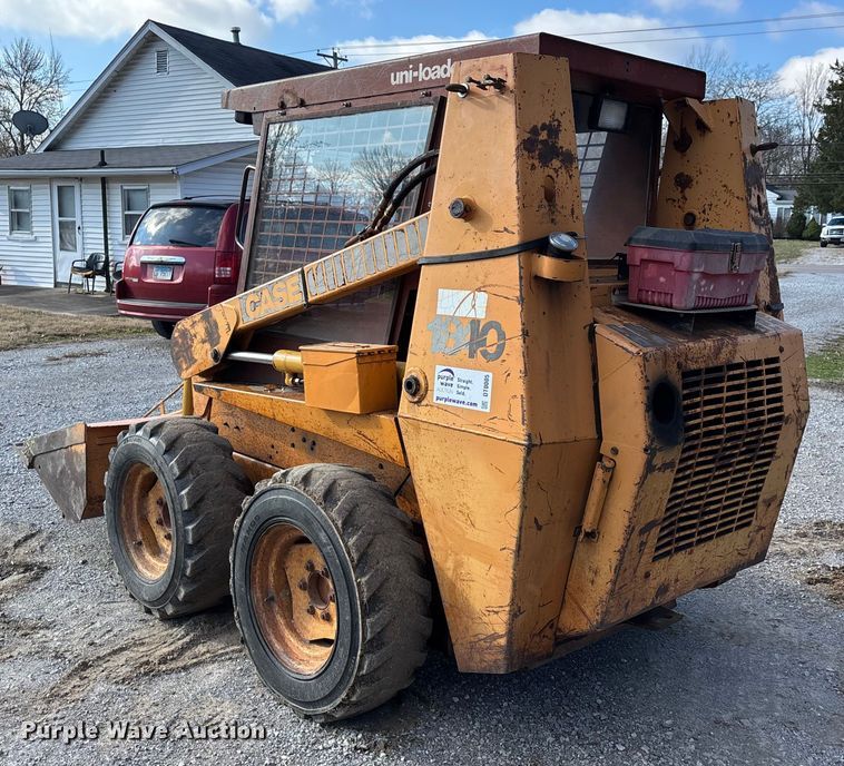 image for item DT0005 1990 Case 1840 skid steer loader