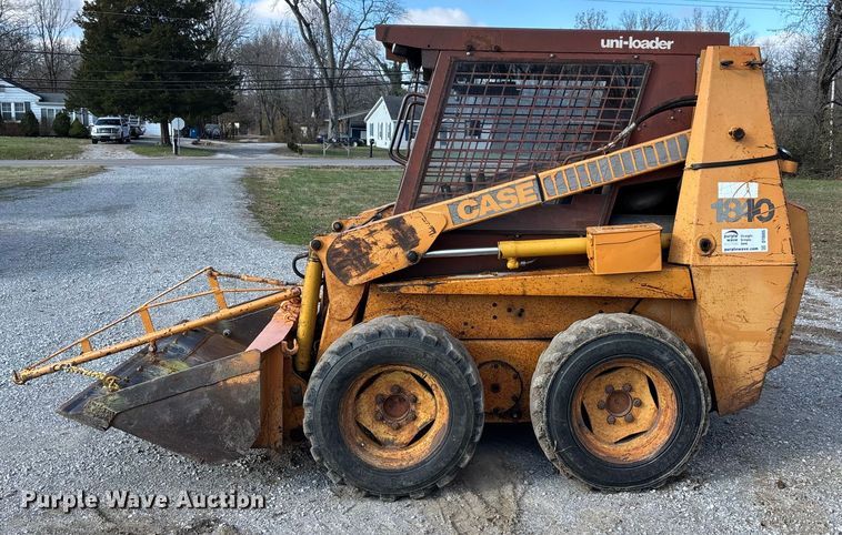 image for item DT0005 1990 Case 1840 skid steer loader