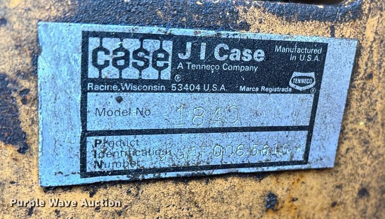 image for item DT0005 1990 Case 1840 skid steer loader