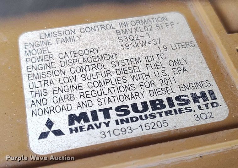 image for item DT0797 2011 Caterpillar 304D CR mini excavator