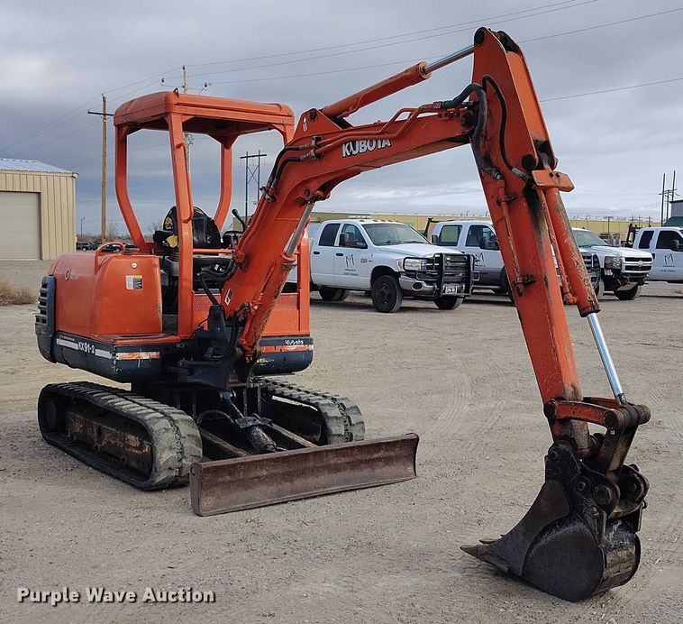 image for item DT0798 1999 Kubota KX91-2 mini excavator