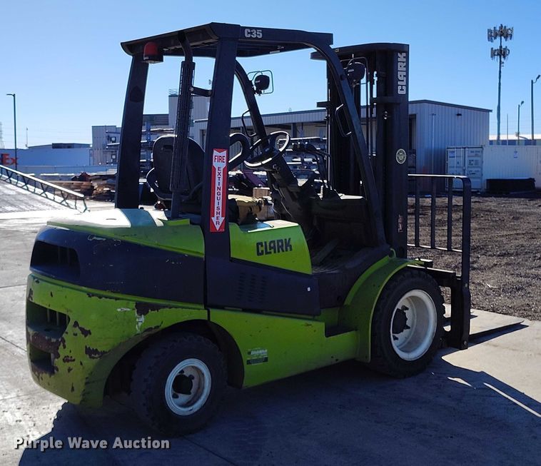 image for item DT0809 Clark C35D forklift