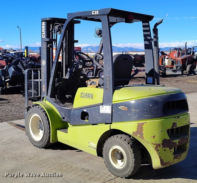 image for item DT0809 Clark C35D forklift