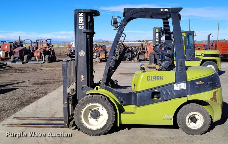 image for item DT0809 Clark C35D forklift