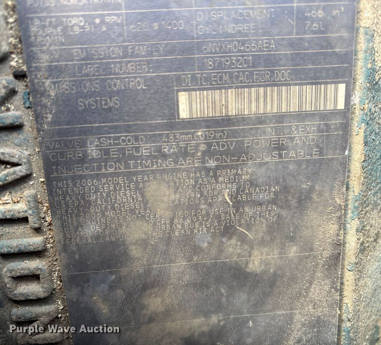 image for item DT2758 2007 International 4300 digger derrick truck