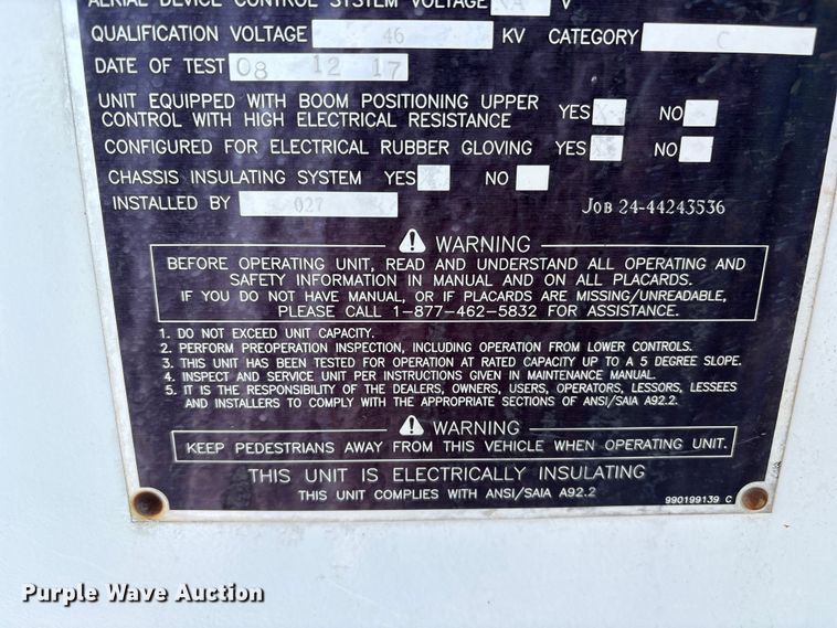 image for item DT2763 2017 Freightliner Business Class M2 bucket truck